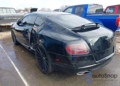 2013 Bentley Continental Gt V8 z USA, uszkodzony, nr VIN SCBFT7ZA6DC085021